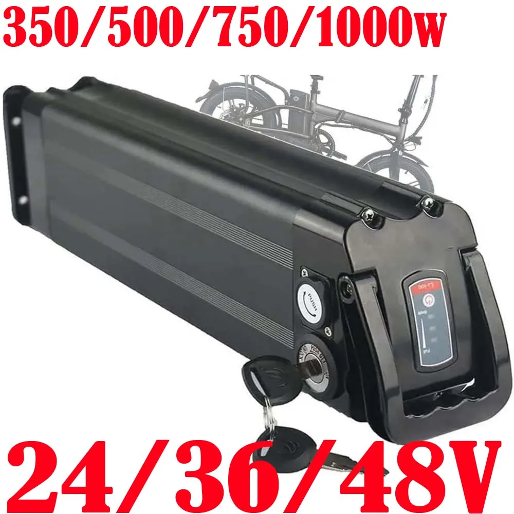 

Silver Fish 48V 36V 24V Lithium ion Ebike Bicycle Battery 13Ah 15Ah 20Ah For MiFa CMACEWHEEL GW20 750W 1000W Folding Fat Bike