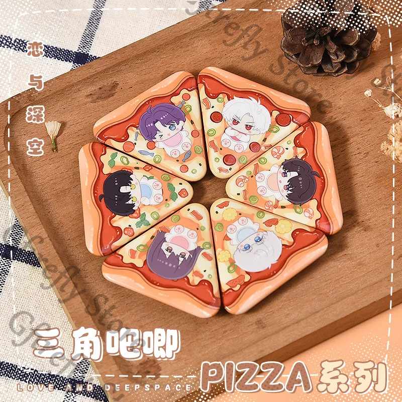 

Love and Deepspace Zayne Xavier Emblem Anime Fridge Magnet Rafayel Sylus Caleb Badge Cosplay Hanging Drop Clip Ornaments Mascot