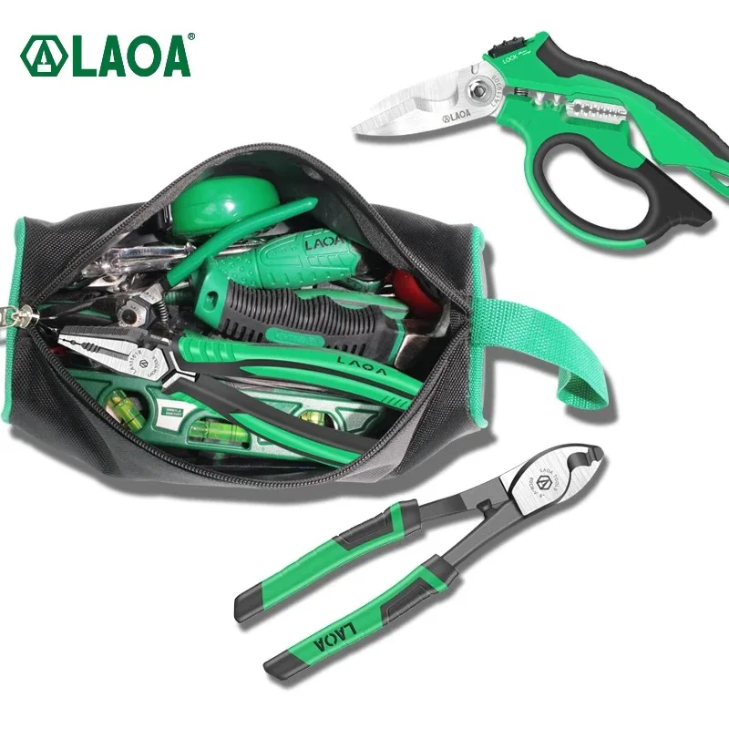 LAOA Storage Bag Oxford Canvas Waterproof Handbag for Pliers Screws Nails Storage Fishing Travel Makeup Organizer Tool Bags