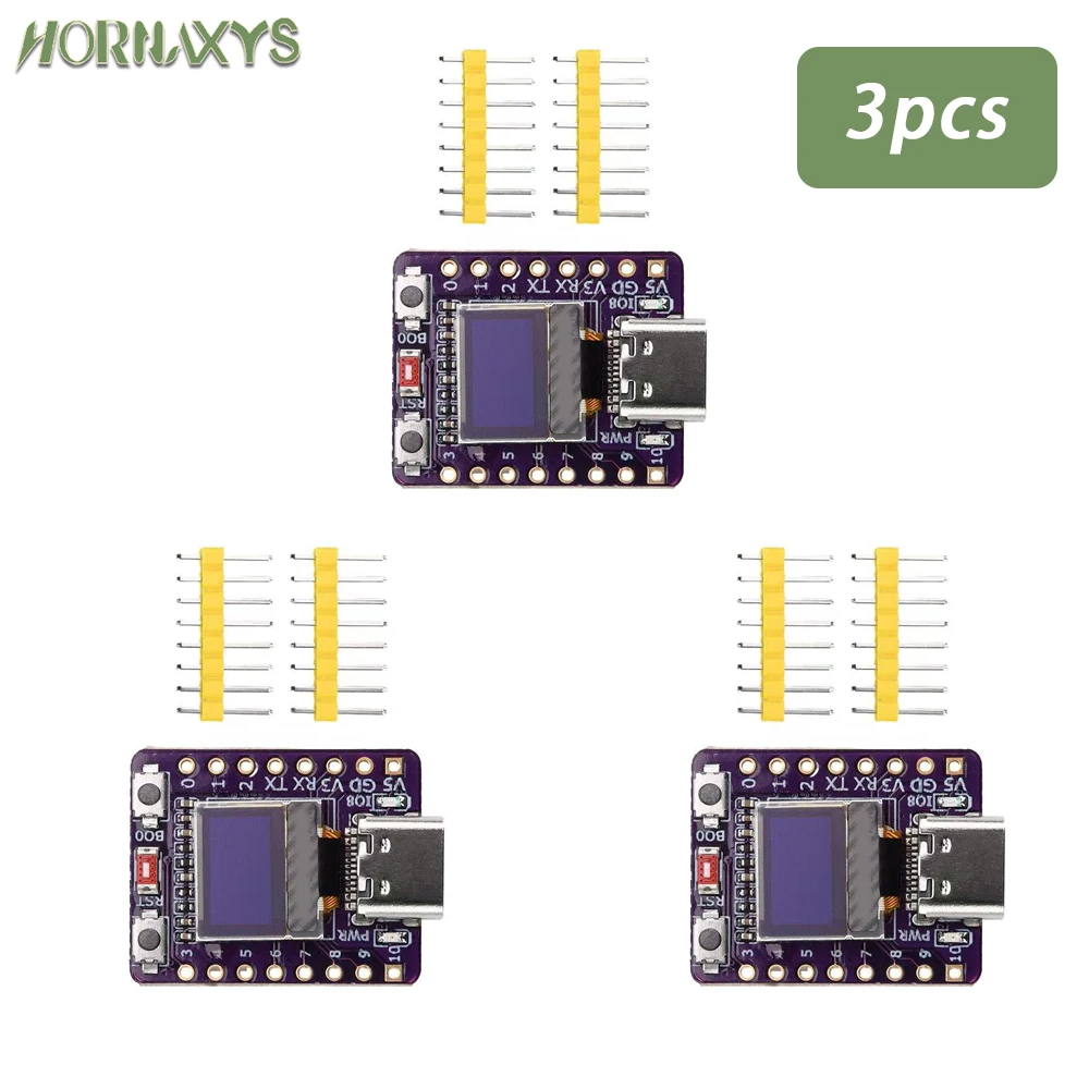 لوحة تطوير ESP32-C3 OLED مع وحدة OLED 0.42 بوصة هوائي سيراميك ESP32 لوحة تطوير سوبر ميني واي فاي بلوتوث #2