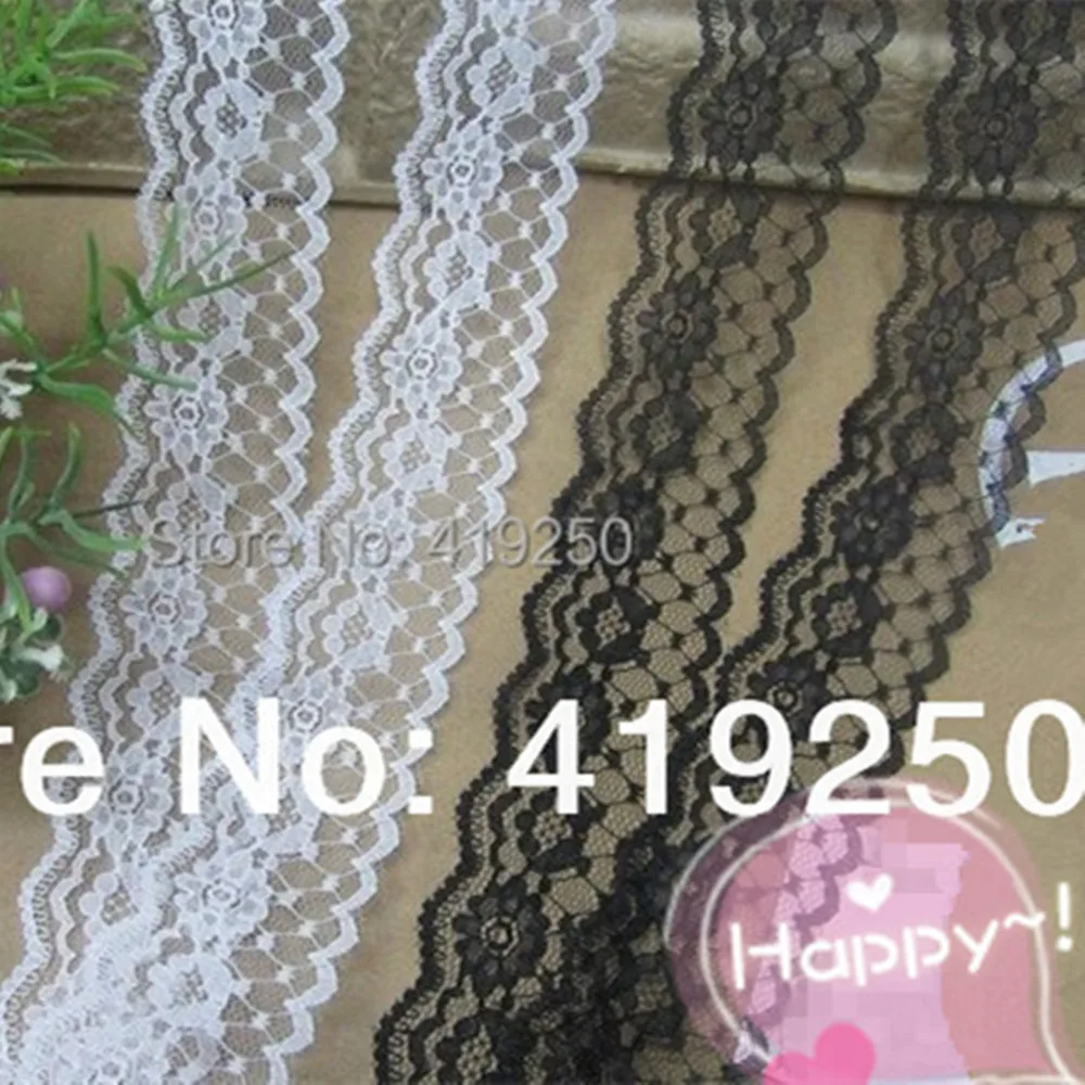 

400yard 4cm wide High quality Handicrafts Net Lace Trim Ribbon Flat Lace Trim Gorgeous Wedding Crafts Sewing