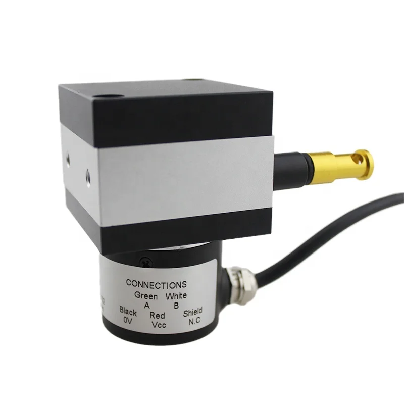 YUMO YMRZS-1000B-CP526 Height measurement linear wire encoder 1000ppr AB phase open collector PNP 5-26V