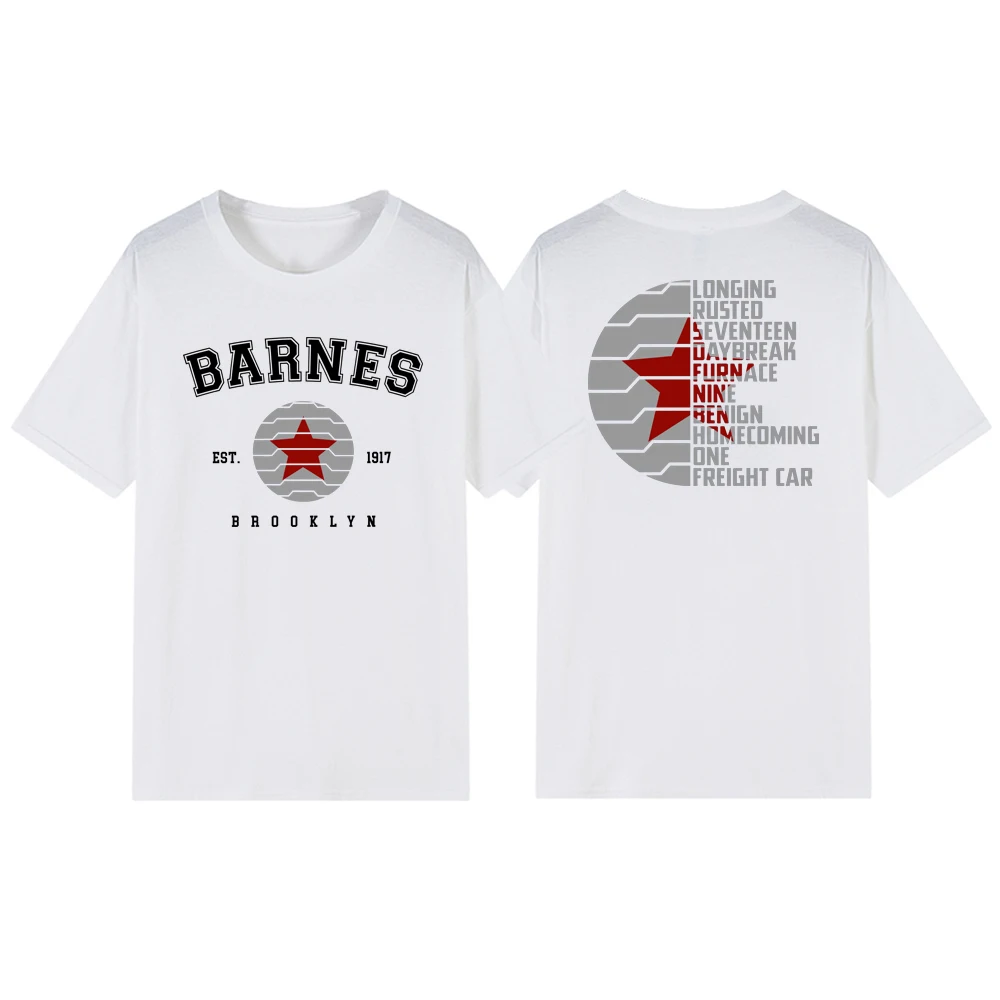 Bucky Barnes 1917 Shirt Winter Soldat Trigger Words T-Shirt Superheld T-Shirt Vintage Unisex T-Shirts Kurzarm T-Shirt Fans Geschenk – Detail 10