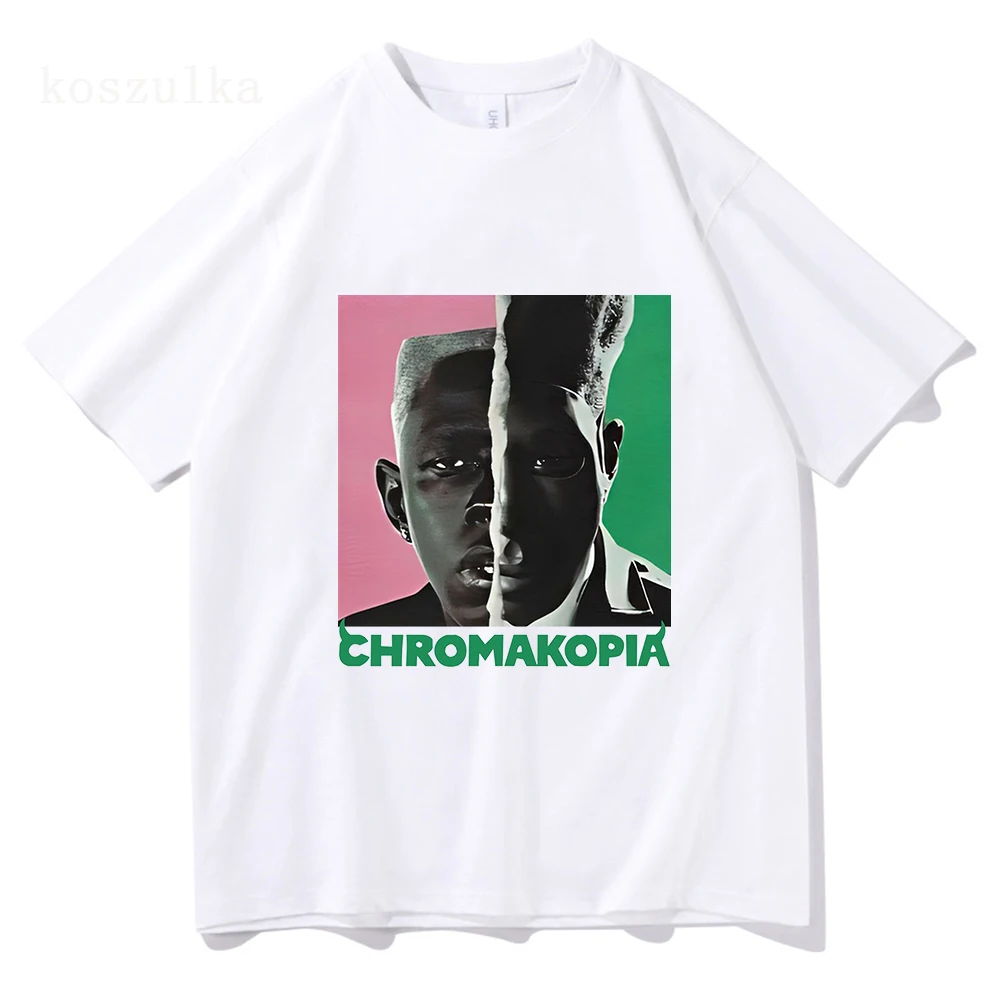 Tyler The Creator Chromakopia New Album T Shirt Men Clothing Vintage Harajuku T-Shirt Unisex High Quality Hip Hop Cotton Clothes