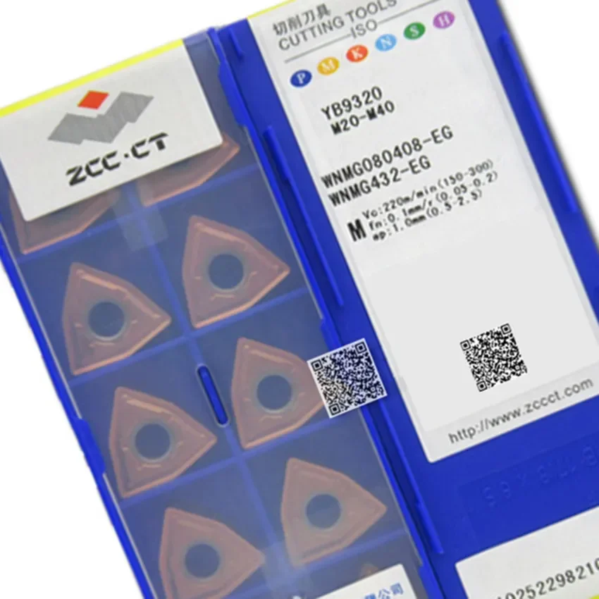 

WNMG080408-EG YB9320/WNMG080408-EG YBM153/WNMG080408-EG YB9315 WNMG432 ZCC.CT Твердосплавные пластины с ЧПУ 10 шт./кор.