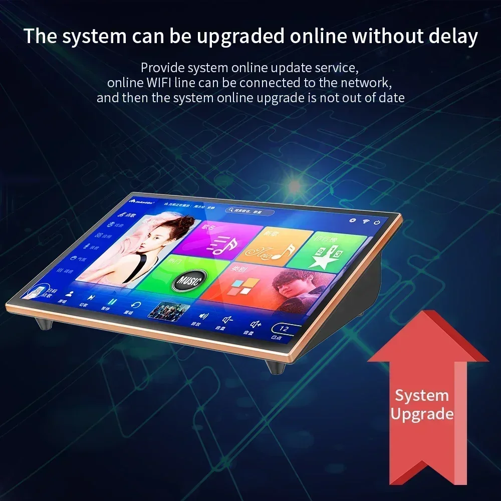 19 Inch WIFI Touch Screen 8TB All In One Karaoke Machine Children KTV Multi-function Singing o Entertainment Equipment