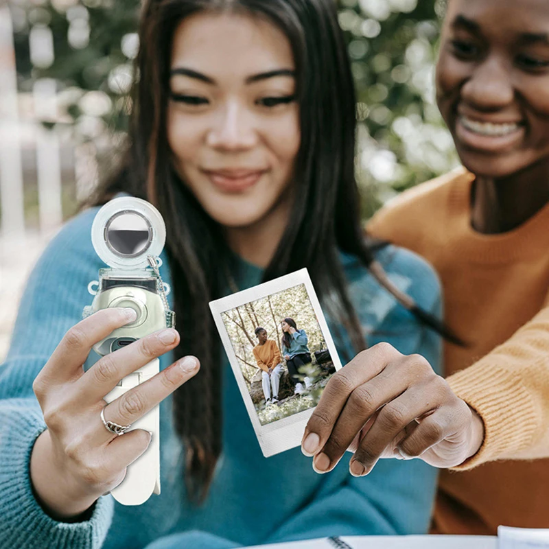 Casing kamera Instax Pal, sarung pelindung transparan Anti gores dan jatuh Pal Set dengan cermin menembak sendiri