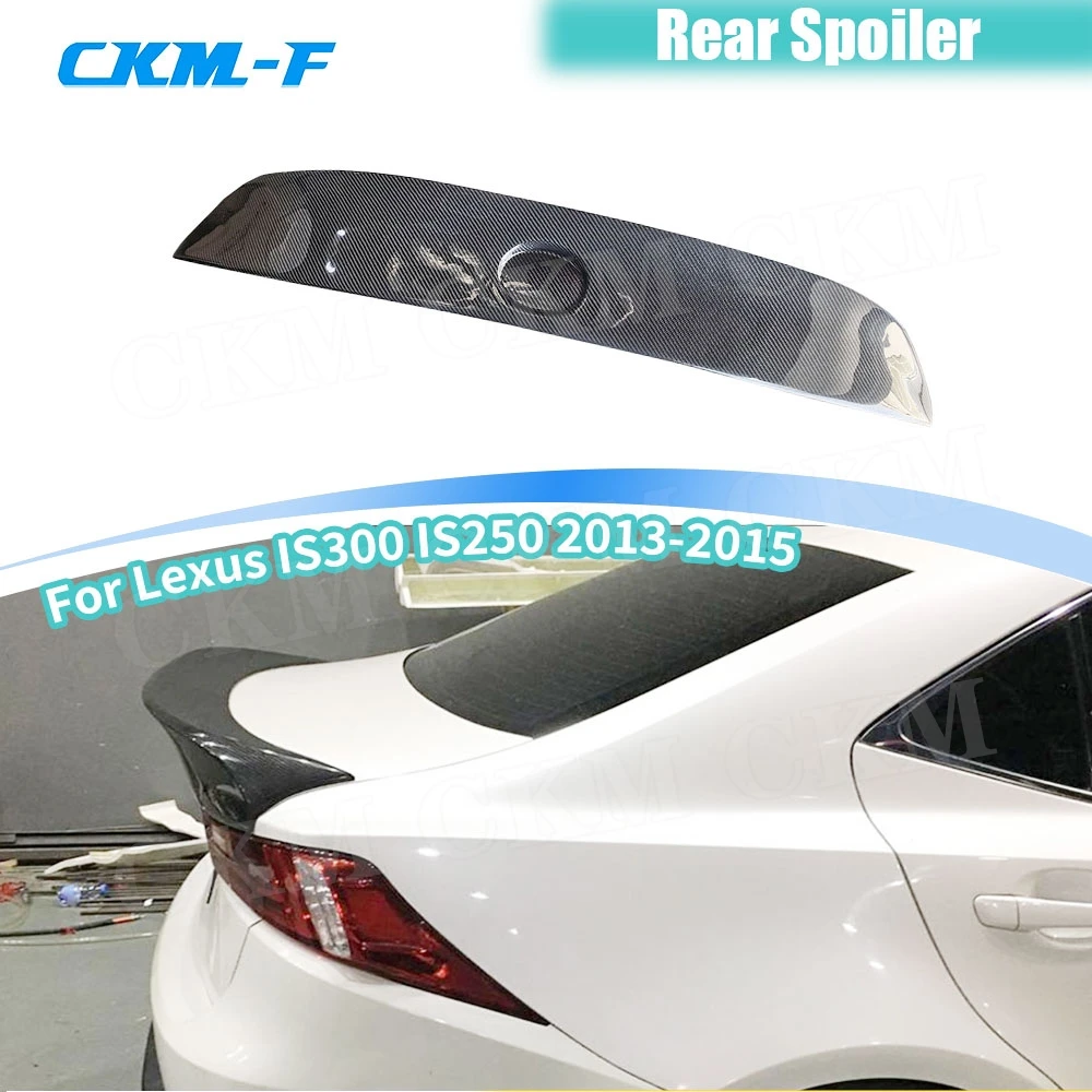 

for Lexus IS300 IS250 2013-2015 Carbon fiber Rear Trunk Spoiler FRP Rear Spoiler Rear Boot Spoiler Body Kits Car Accessories