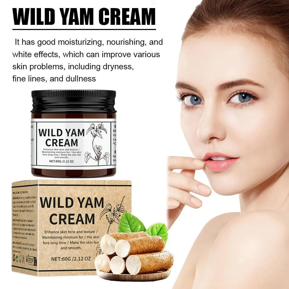 

Wild Yam Balm Balancing Cream Relieves Skin Conditions Balancing Organic Hormone 60g Balm D2M1