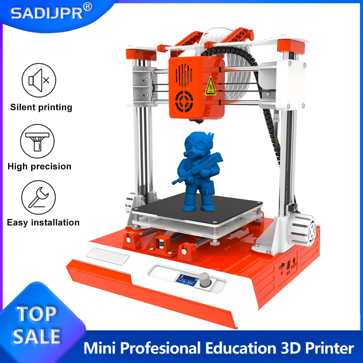 

SADIJPR 3D Printer Self Developed Modeling Software E3DMagic 3D Printer Intelligent Printing Slicer Easyware Children 3D Printer