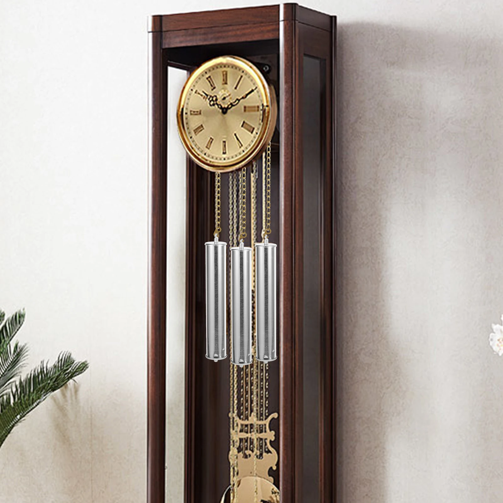 

Grandfather Clock Decorative Hammer Wall Vintage Pendulum Replacement Parts Boho Ornamental Weight Shells Iron Office