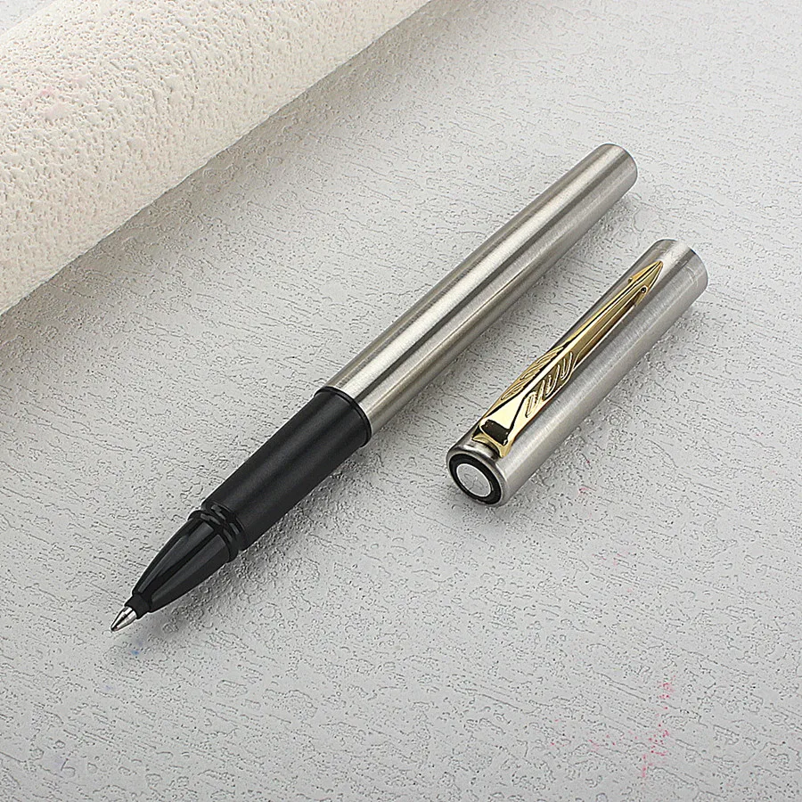 

Классические роскошные ручки-роллеры, шариковая ручка-роллер из нержавеющей стали для мужчин и женщин, школы, офиса, представителя, бизнеса