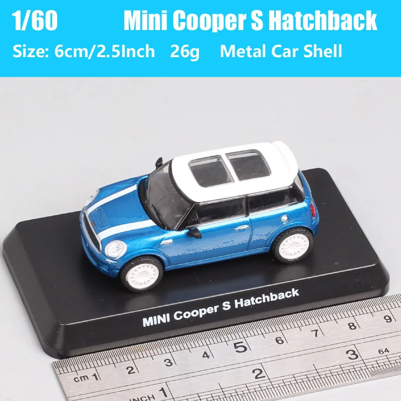 Pao Feng 711 1/60 Scale Mini Cooper S Hatchback JCW Roadster Diecast Car Model Toy Vehicles Miniatures Collection