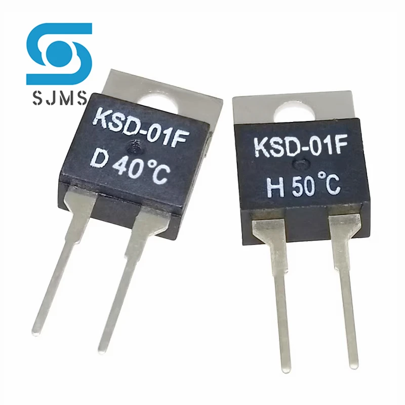 KSD-01F 40 50 60 70 80 90 100 DegC NC Normally Closed NO Normally Open 1.5A Thermal Switch Temperature Sensor Thermostat JUC-31F