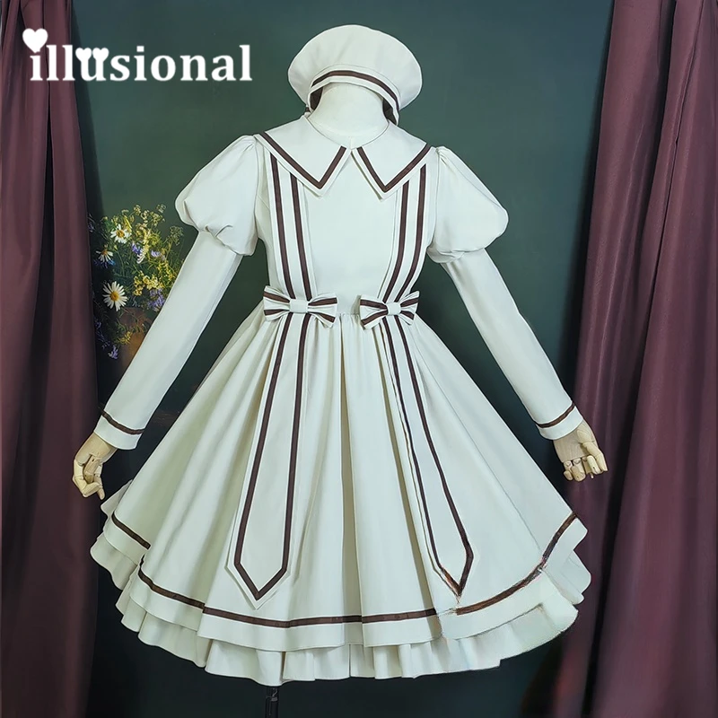 

illusional Anime Card Captor Sakura Cosplay Costume Sakura Ocean Pavilion Dating Dress Hallween Costumes