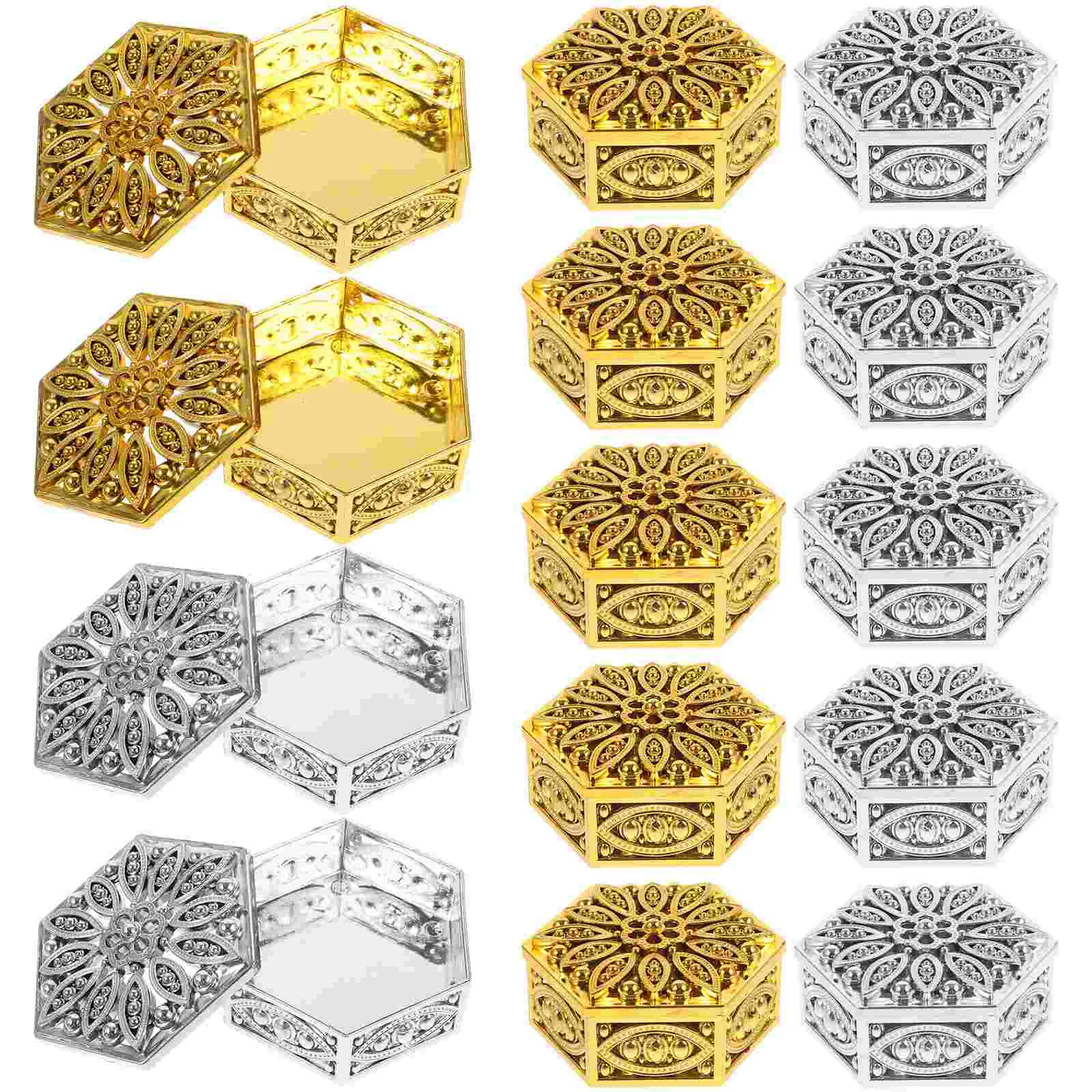 24 Pcs Wedding Decorations Ceremony Candy Box Cookie Boxes Snack Birthday Goody Storage Bride
