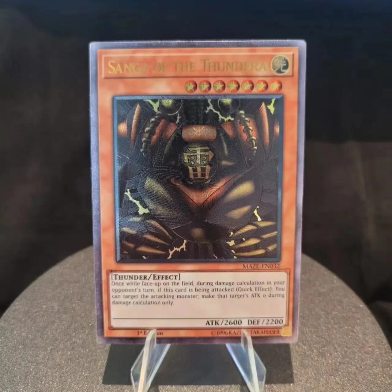 Yu-Gi-Oh UR MAZE-EN032 / Sanga of the Thunder детский подарок коллекционные карточки игрушки (не оригинальные)