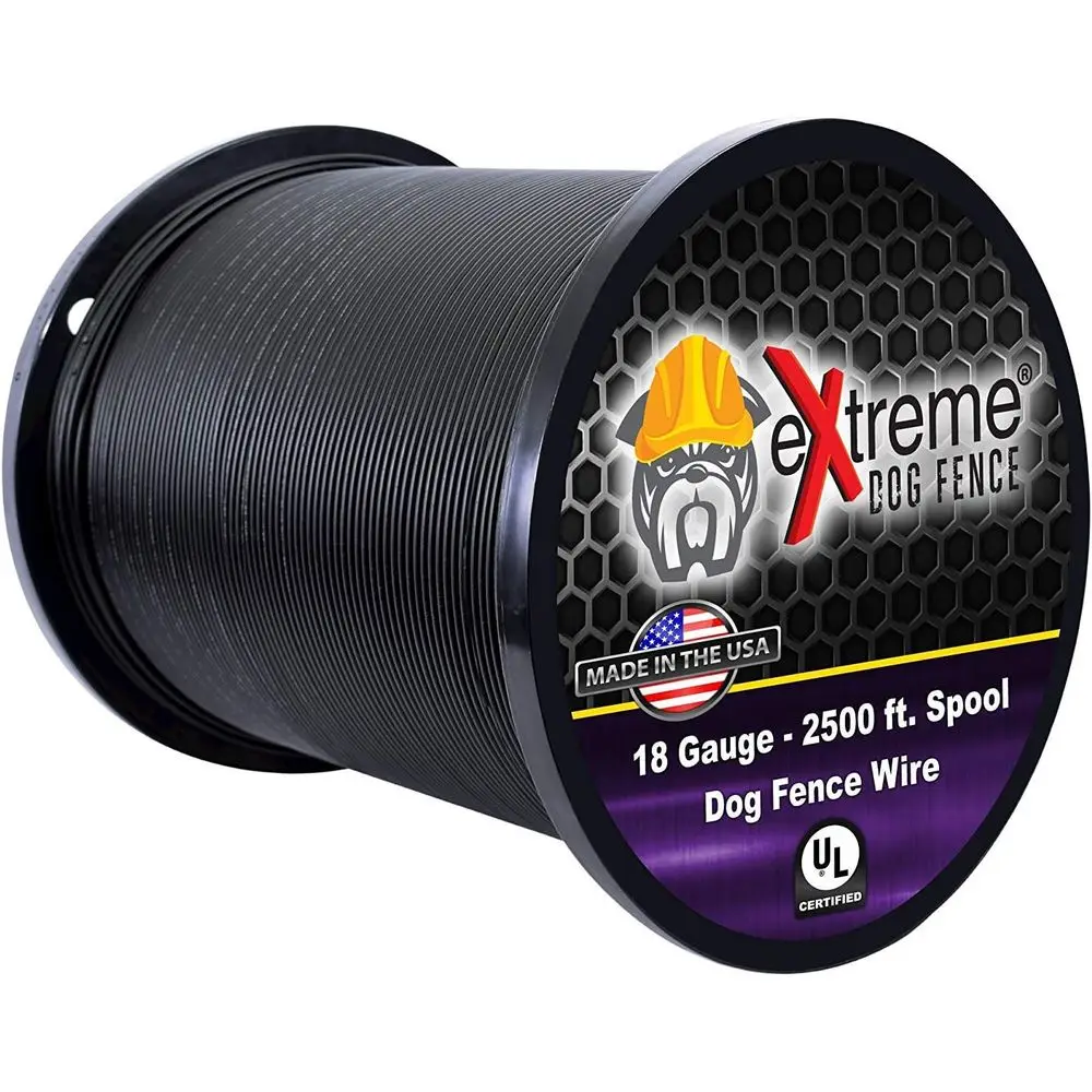 

18-Gauge Heavy-Duty Dog Containment System Wire, 2500 ft, Compatible with All In-Ground Fencing Systems