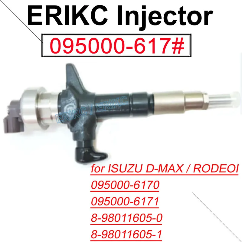095000-6170 Diesel Injektor 095000-6171 Kraftstoff Injektor Düse Für ISUZU D-MAXI RODEOI 4JK1-TC Denso 8-98011605-1 8-98011605-0