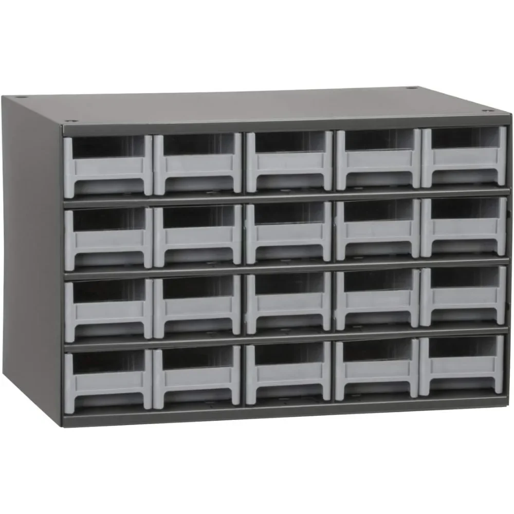 Steel Parts Garage Storage Cabinet Organizer for Small Hardware, Nails, Screws, Bolts, Nuts, and More