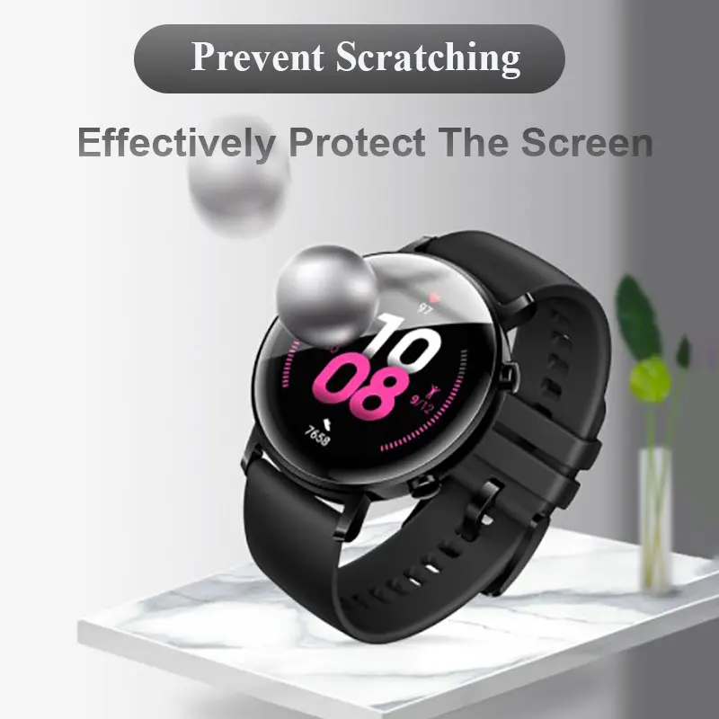 Film For Huawei Watch GT 2 42mm 46mm Screen Protector GT 2e TPU Glass For GT2/GT2e Curved Scratch Proof Protective Accessories