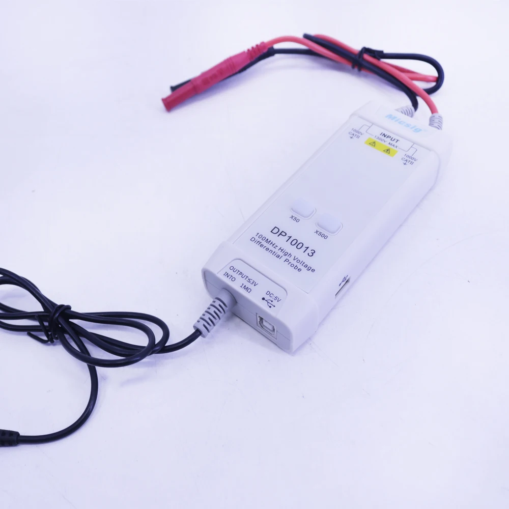 Micsig Oscilloscope DP10013 1 - огляд і ціна High Voltage Differential Probe 100Mhz 1300V