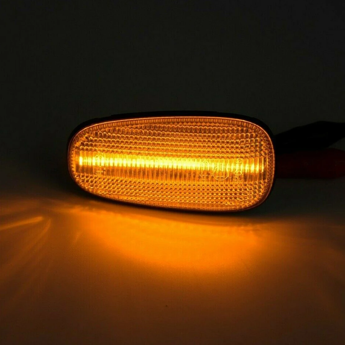 2pcs Clear LED Fender Side Marker Turn Signal Light Fit For Cadillac STS STS-V Opel Astra G Zafira A
