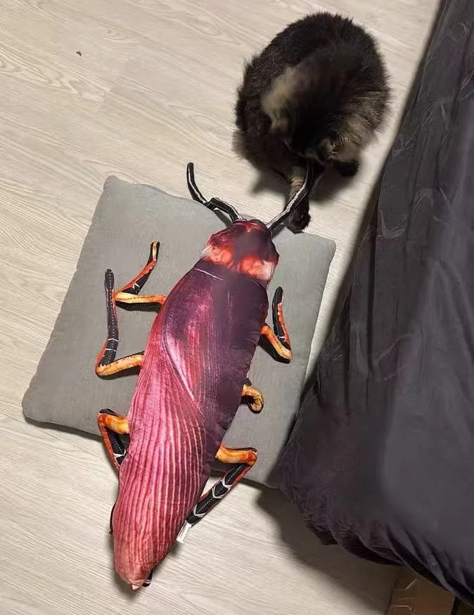 

110 см имитация насекомых-тараканов, мягкая плюшевая игрушка, модель куклы, дивана, автомобиля, подушка, розыгрыш, игрушка, украшение дома, подарок для взрослых и детей