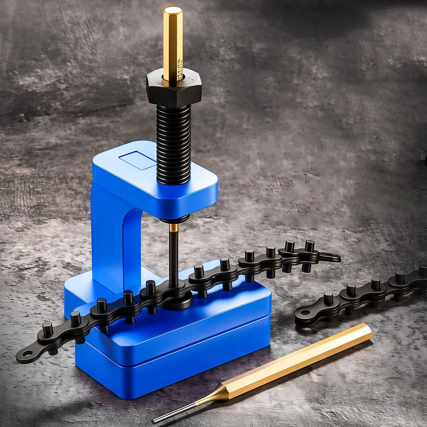 Vertical Chain Breaker Heavy Duty Chain Cutter Remover Tool For Single Row Double Row Harvester Motorcycle Chain Disassembly
