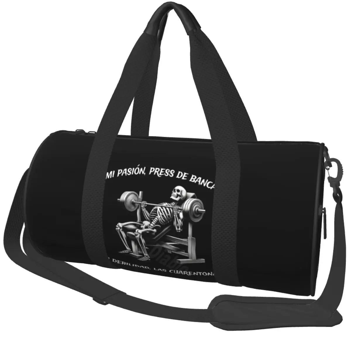 Gym Bag Skeleton Muscle Bodybuilding Lifting Workout Sports Bag Gym Accessories Men Women Oxford Handbag Novelty Fitness Bag