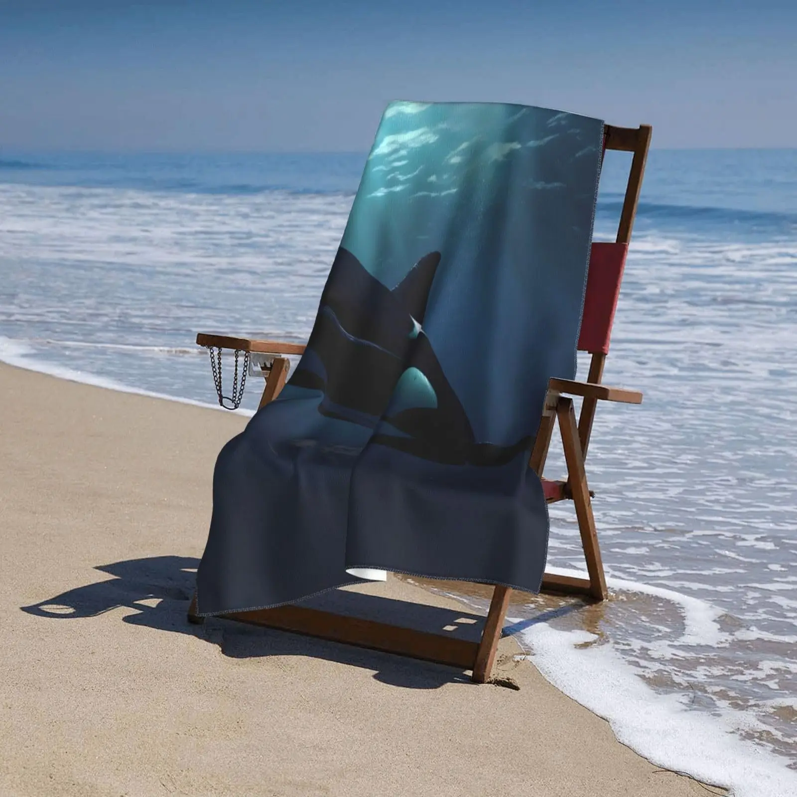 Beach Towel With Animal Sun Protection And Windproof Suitable For Beach Pool Camping Travel Beach Blanket