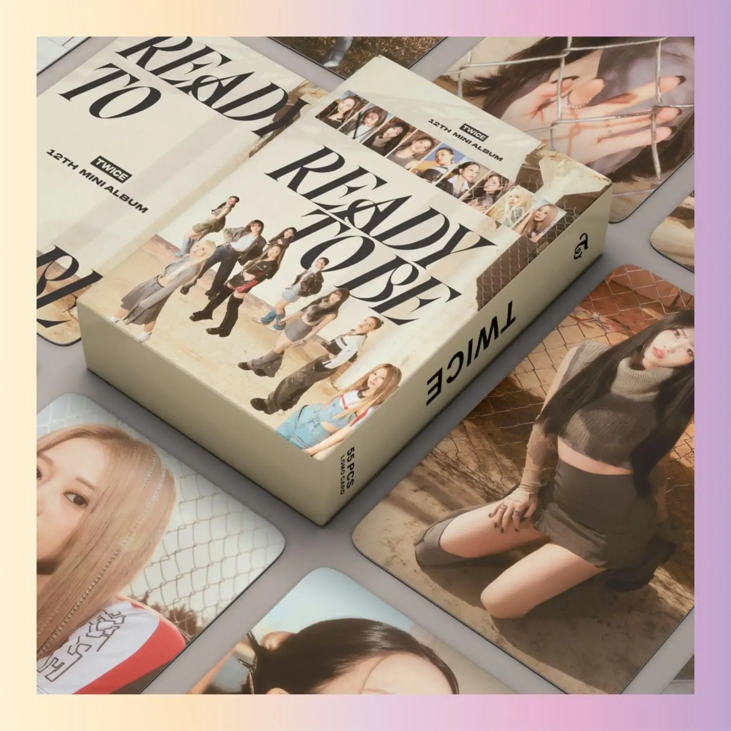 XIURAN 55Pcs/Box TWICE Ready To Be Mini Album Photocard KPOP Lomo Card (READY STOCK)