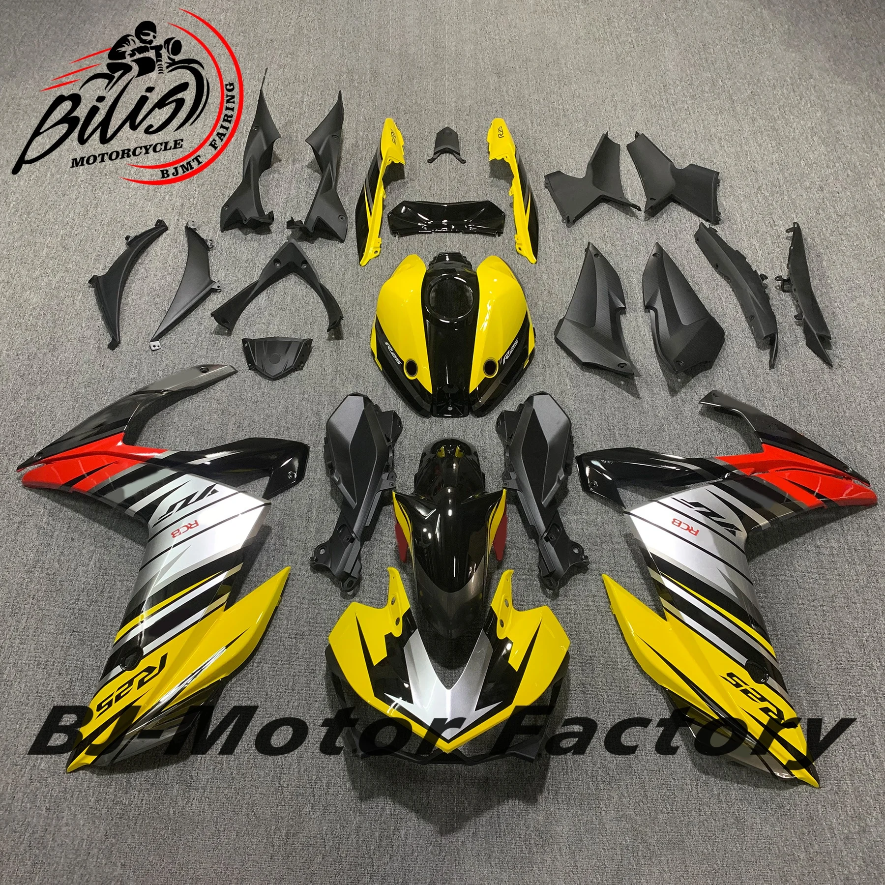 حقن Fairings لياماها R3 2014 - 2018 R25 2016 2017 لوحات كاملة 15 16 17 18 ABS مجموعة الألواح البلاستيكية هيكل العمل Cowlings