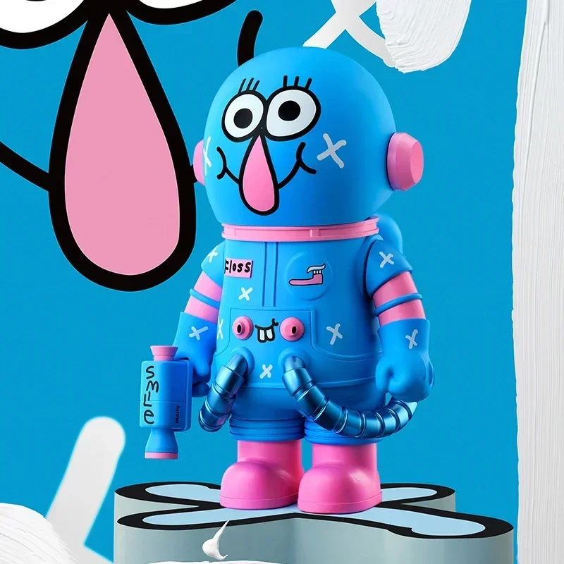 POP MART MEGA SPACE MOLLY 400% JON BURGERMAN SPACE CADETS Series Blind Box Surprise Mystery Box Cute Anime Action Figurines Home