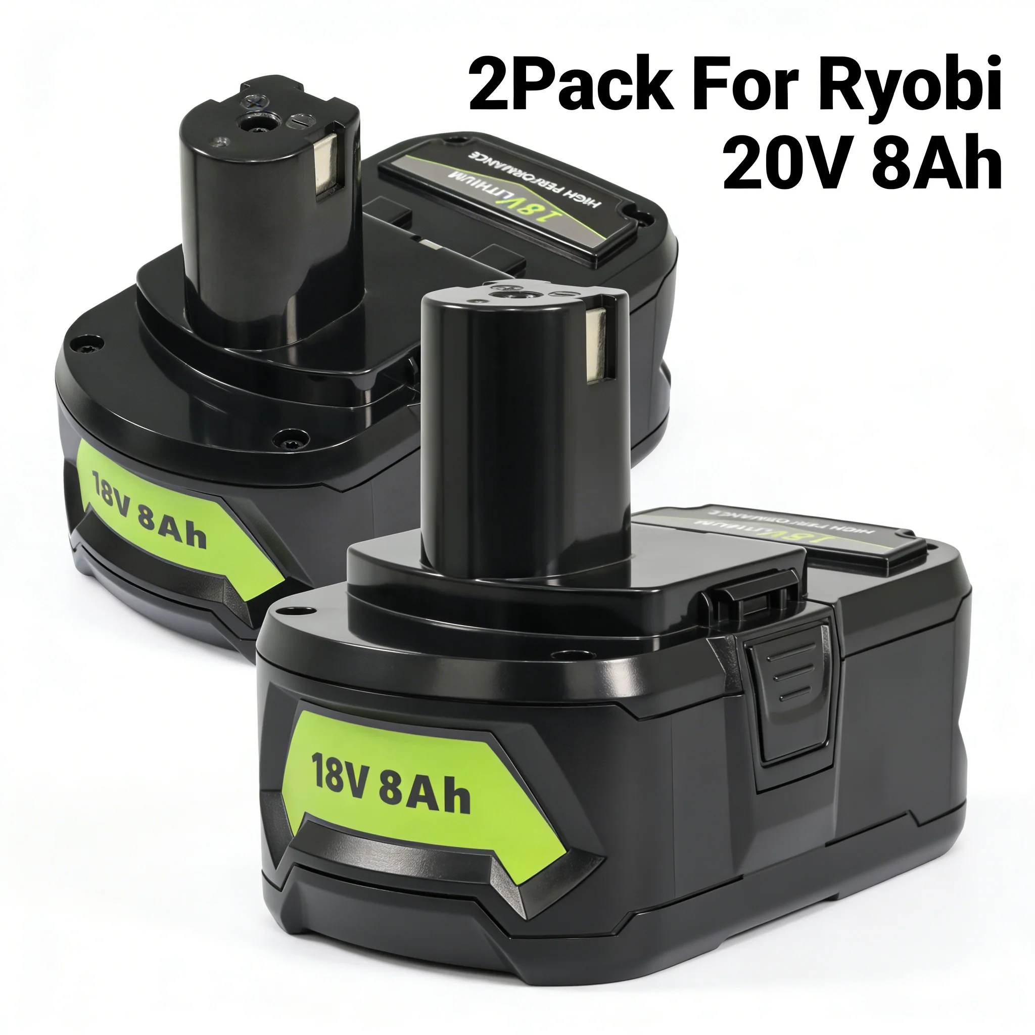 

Комплект из 2 литий-ионных аккумуляторов 18В 8.0Ач для беспроводных инструментов ROYBI