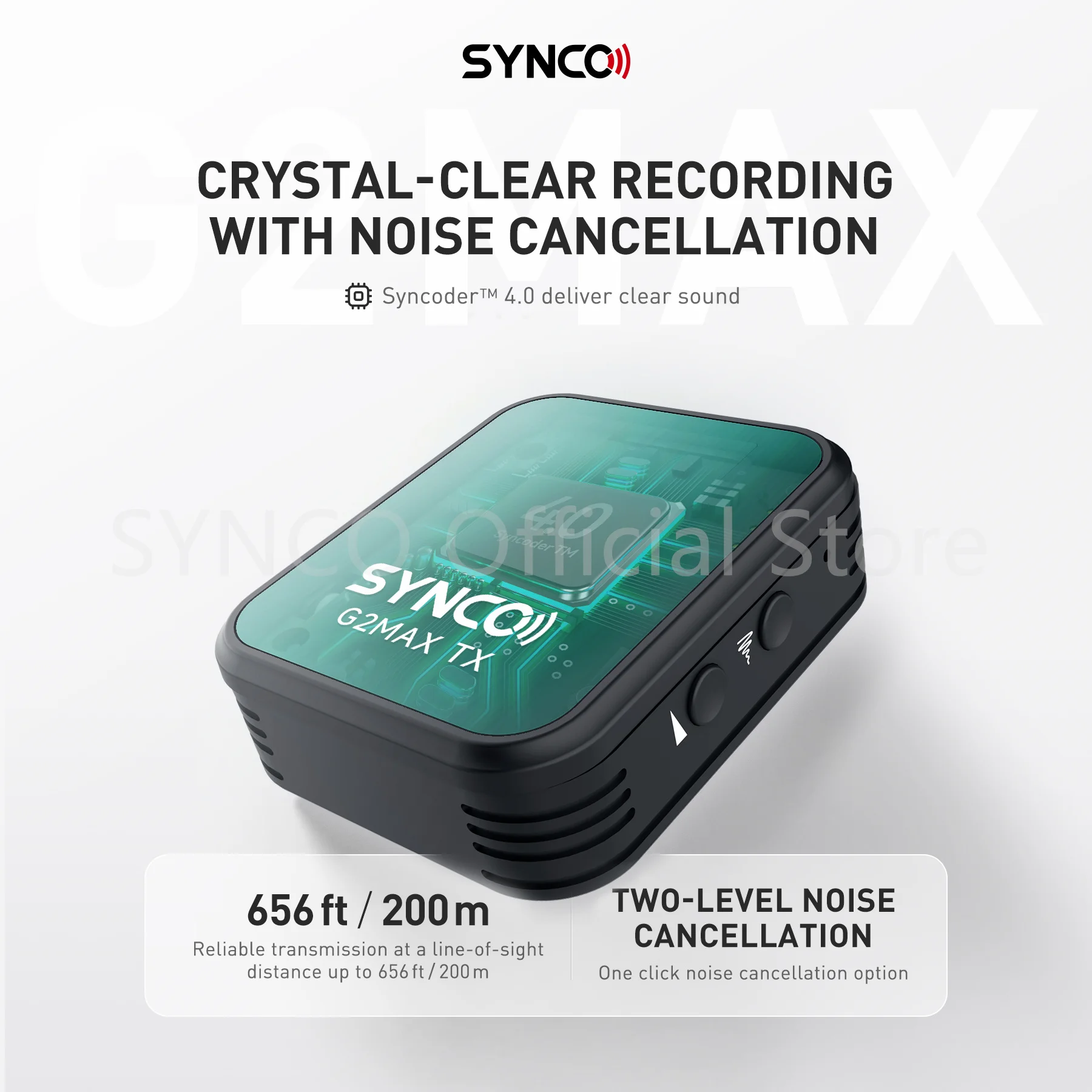 Synco G2 A2 MAX Mikrofon G2A2 PRO Studio Microphone Streaming Equipment Mic Smartphone Lavalier Microphone for Phone Audio