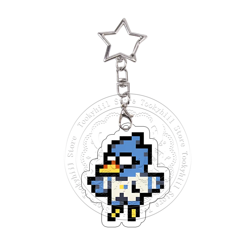 DELTARUNE Taschenanhänger Schlüsselanhänger Jevil Spamton Noelle Acryl-Schlüsselanhänger Holiday Ralsei Charaktere Kollektion Deko Geburtstagsgeschenk – Detail 12