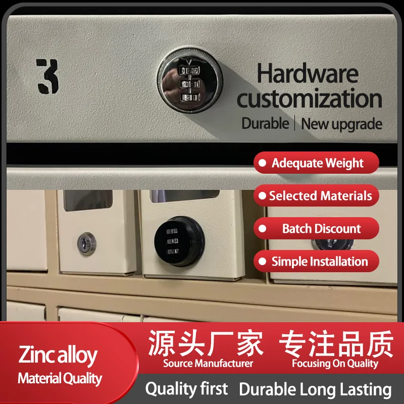 

Zinc Alloy Password Lock Tongue Lock Mailbox Cabinet Door Iron Sheet Distribution Box Drawer File Storage Cabinet Lock
