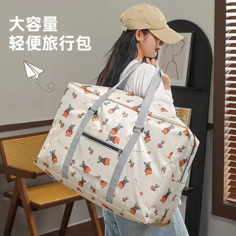 

Новая нейлоновая модная повседневная сумка для хранения на молнии, многофункциональная износостойкая водонепроницаемая сумка для багажа большой емкости