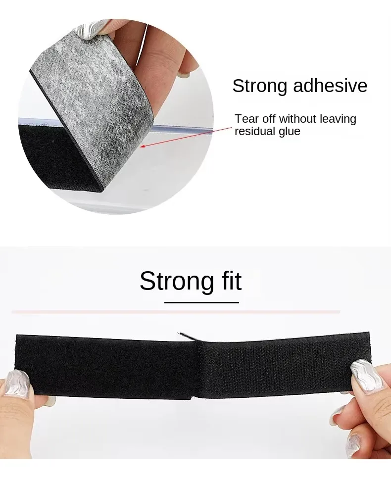 3M Loop Hook Tapes, Double-Sided Self Adhesive Tape, Strong, High Viscosity, No Trace, Hook Surface Stickers, Adhesive Fixation view 5