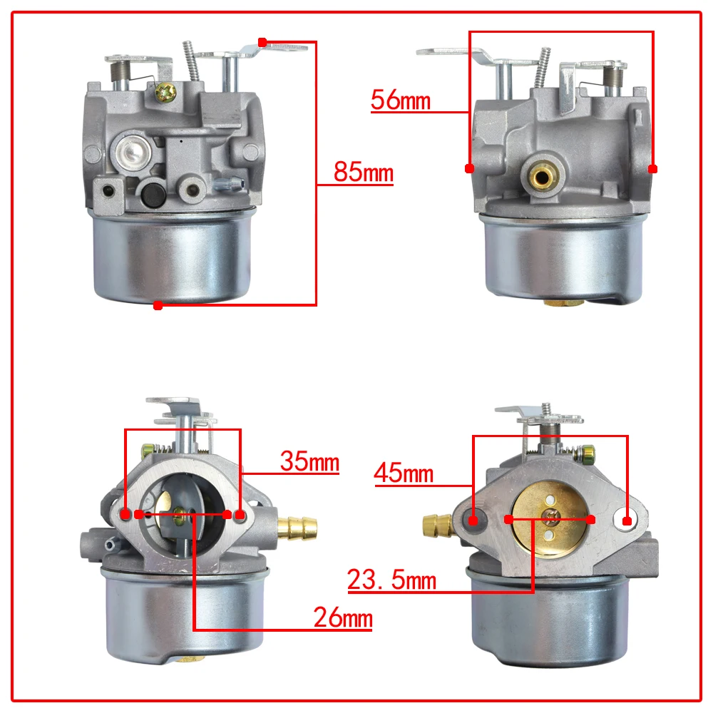 Carburetor For Tecumseh 640349 TEC-640349 HMSK80 HMSK85 HMSK90 HMSK100 HMSK105 HMSK110 LH318SA LH358SA 8hp 9hp 10hp Engines Carb