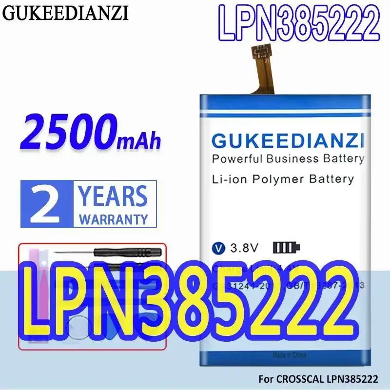 

2500Mah For Crosscal LPN385222 Mobile Phone Battery High Capacity