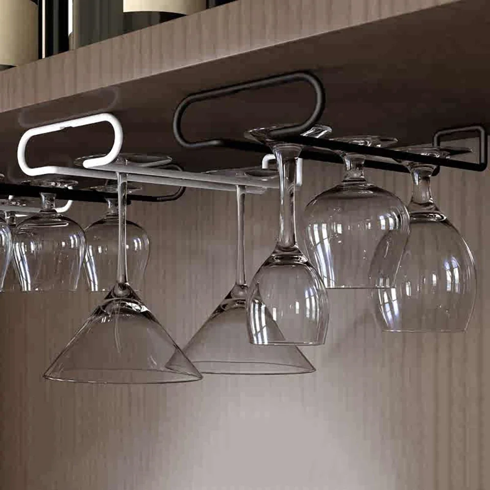 Storage Rack Household Wine Cabinet Storage Container Thickened Wine Glass Rack Inverted High Footed Glass