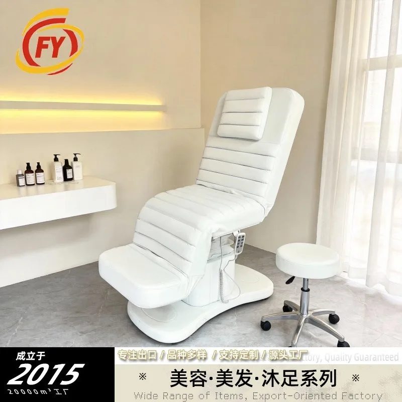 Electric beauty heating bed Electric lifting and lifting skin management Bedside spa massage bed Physiotherapy micro-whole bed