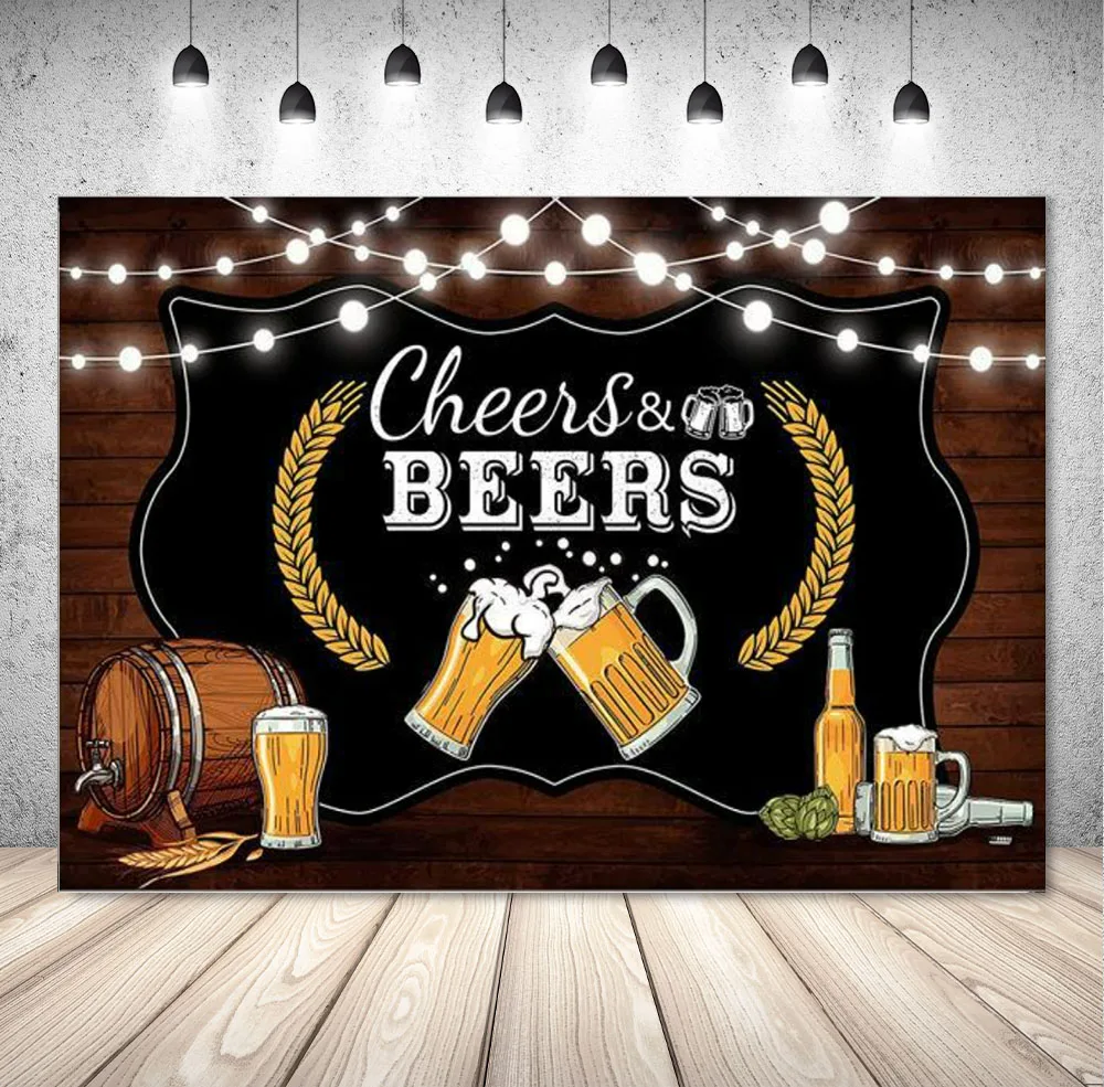 DIXSG Germany Oktoberfest Photography Backdrop Cheers & Beers Festival Club Banner Background Blue Diamond Photo Studio Props