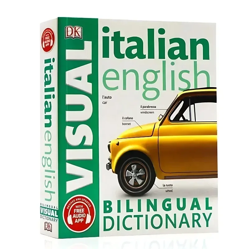 DK Italian-English Bilingual Visual Dictionary Bilingual Comparison Graphic Dictionary Book Italian Learning Book