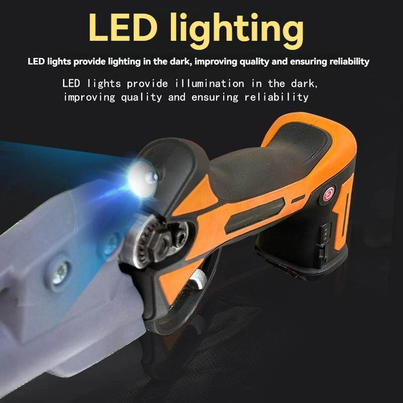 Electric Telescopic Fruit Picking and Pruning Knife High-altitude Cutter, Suitable for Litchi  Longan  Picking and Trimming