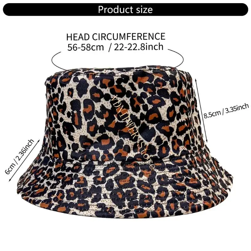 قبعة مزدوجة للحيوانات المطبوعة في الصياد القبعة قابلة للطي الصيف الصيف مقاوم للشاطئ شاطئ القبع #6
