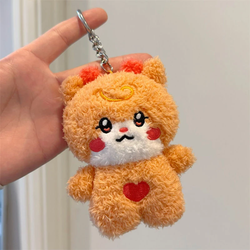 KPOP 13CM (G)I-DlE Popular Anime Kawaii Song Yuqi Susan Mini Plush Keychain Pendant Cute Plush Doll Bag Pendant Fans Collection