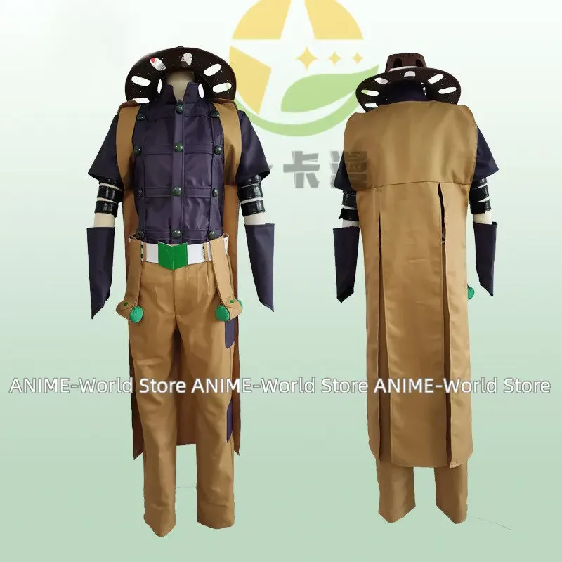 Steel Ball Run Gyro Zeppeli Suit Julius Caesar Zeppeli Cosplay Costume Halloween Uniforms Custom Made Wig